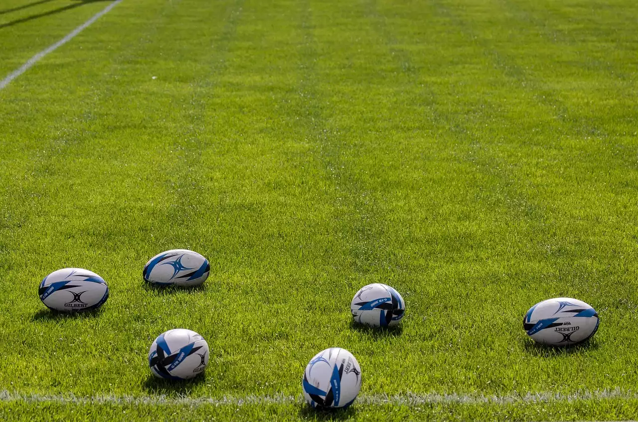 Practicing Passing and Rucking Technique in Rugby